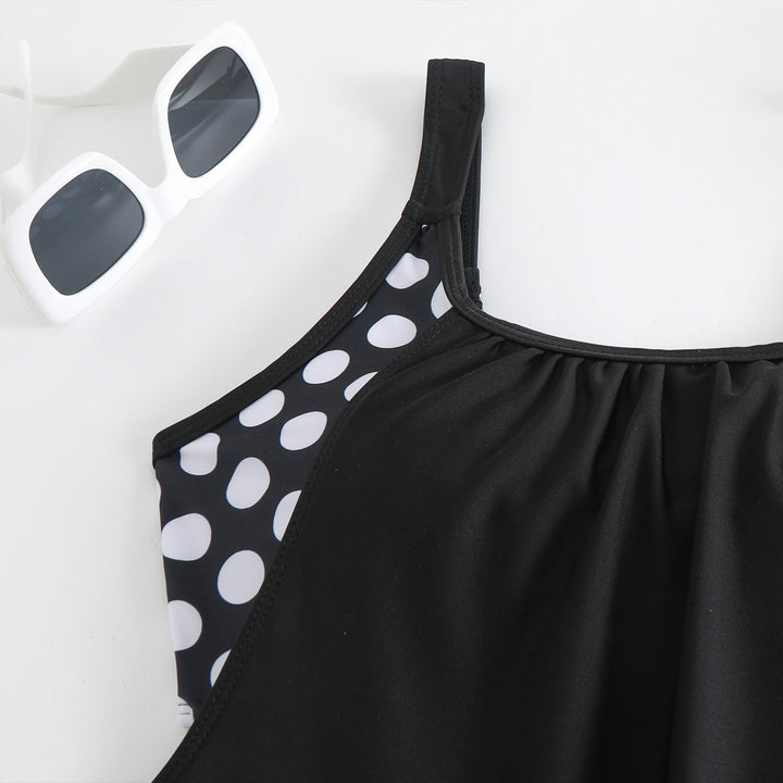Celandine - Schnelltrocknendes Bikini-Set mit Retro-Polka-Dots