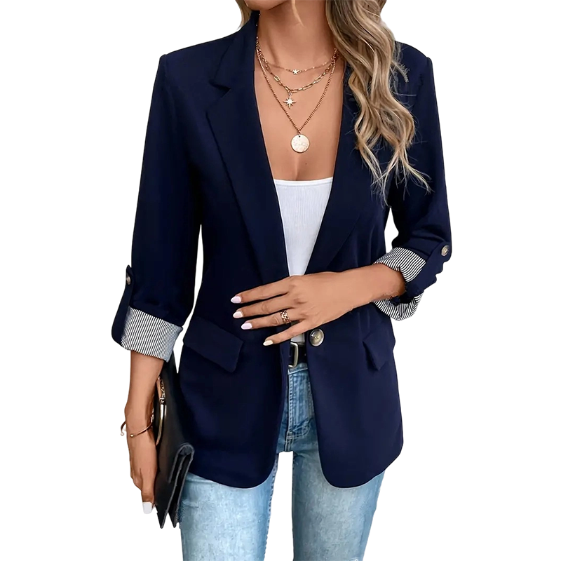 Neravelle - Taillierter Blazer mit aufgerollten Ärmeln