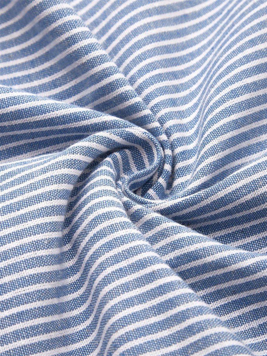 Carmina - Gestreiftes Softtouch-Midikleid