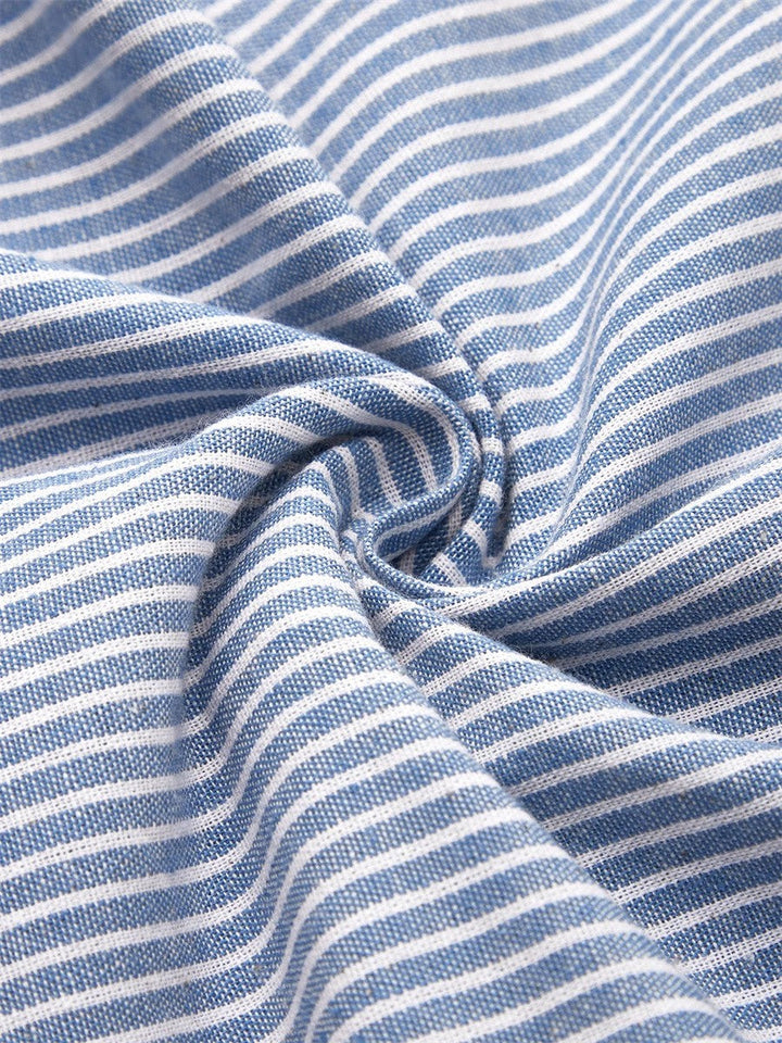Carmina - Gestreiftes Softtouch-Midikleid