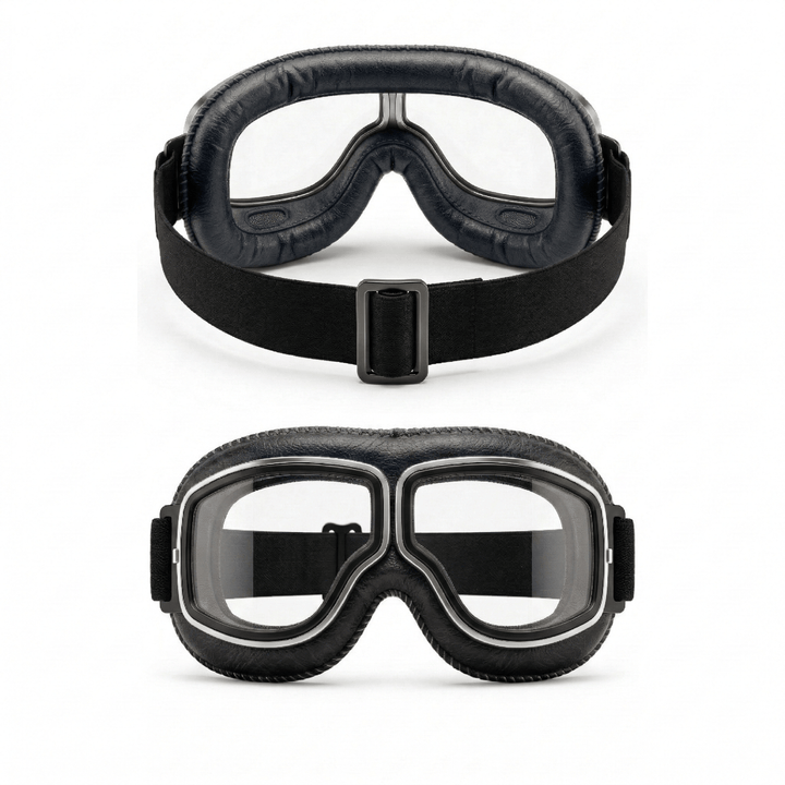 Alaric - Vintage-Motorradbrille