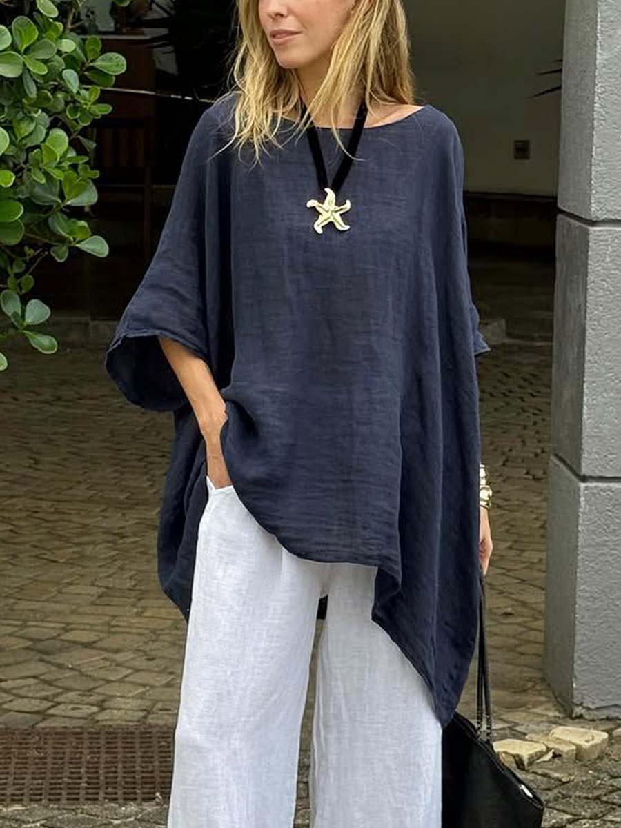 Bethany - Oversize-Tunika mit Fledermausärmeln