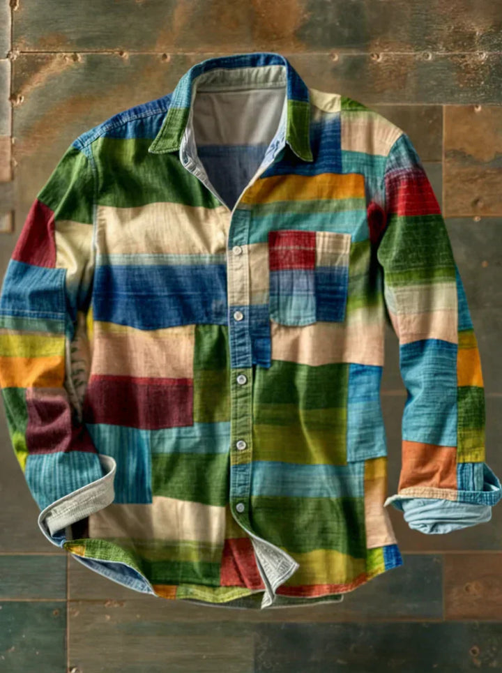 Jorvik - Soft-Touch-Patchwork-Hemd
