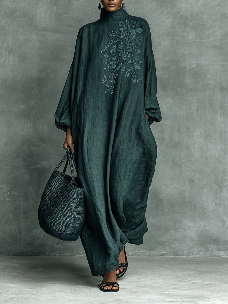 Alora - Premium-Maxikleid aus Leinen