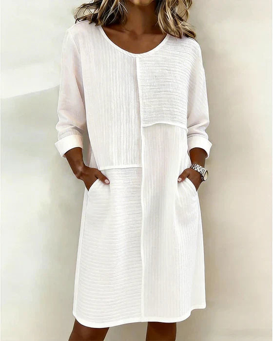 Taryn - Langarm-Shiftkleid mit Softtouch