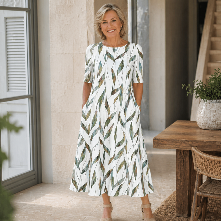 Remi - Luftiges, florales Midikleid