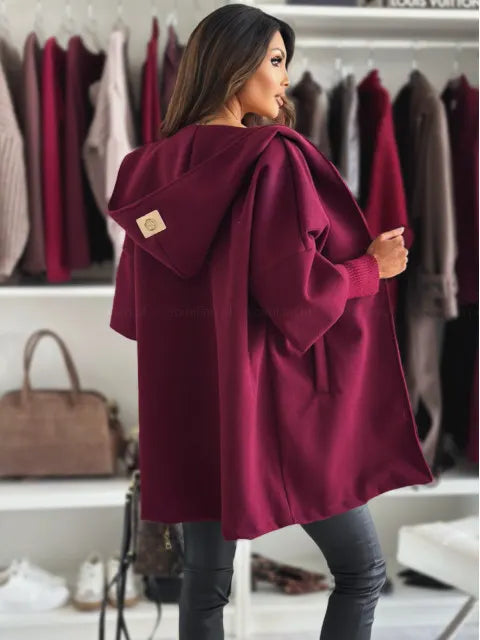Esteliane - Lässig geschnittener Cardigan mit Cape-Ärmeln