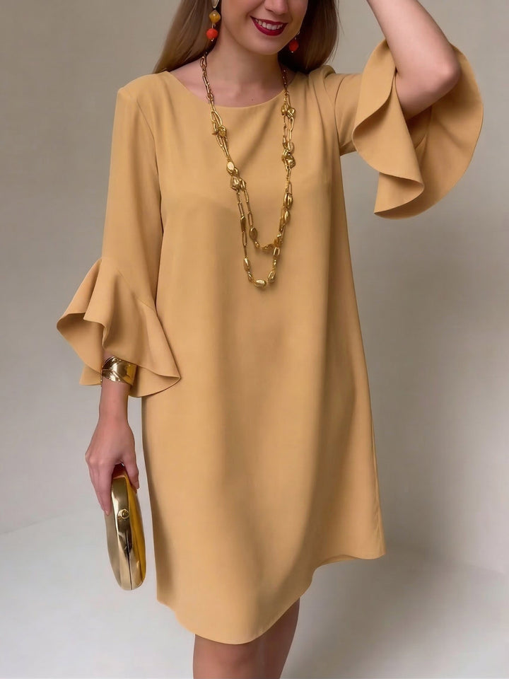 Hilaria - Minikleid mit Rüschenärmeln