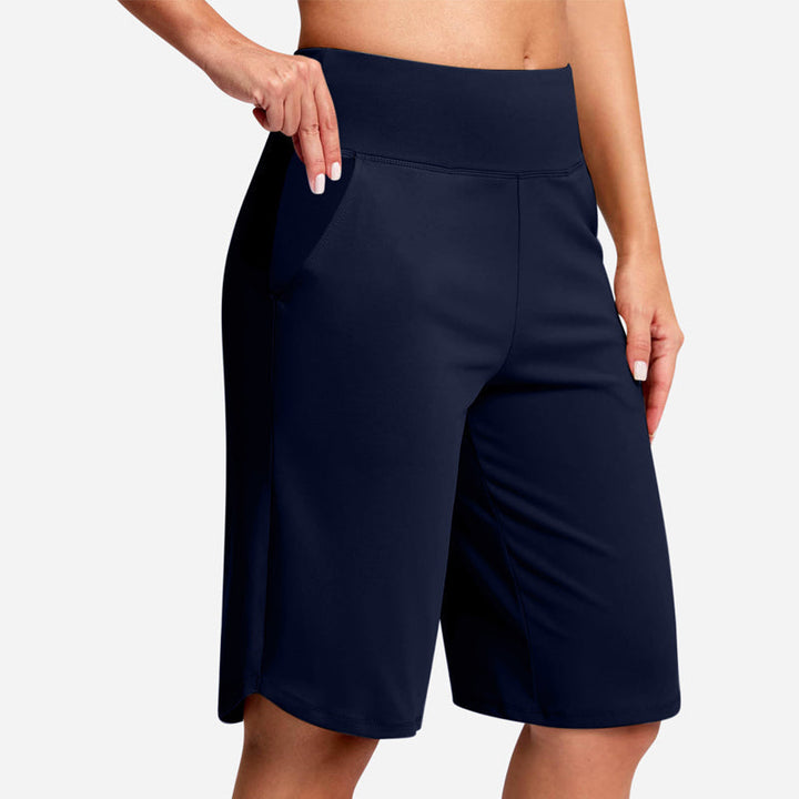 Odeliora - Komfortable, hoch taillierte Bermudashorts