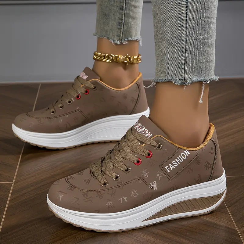 Qira - Plateau-Schnürschuhe