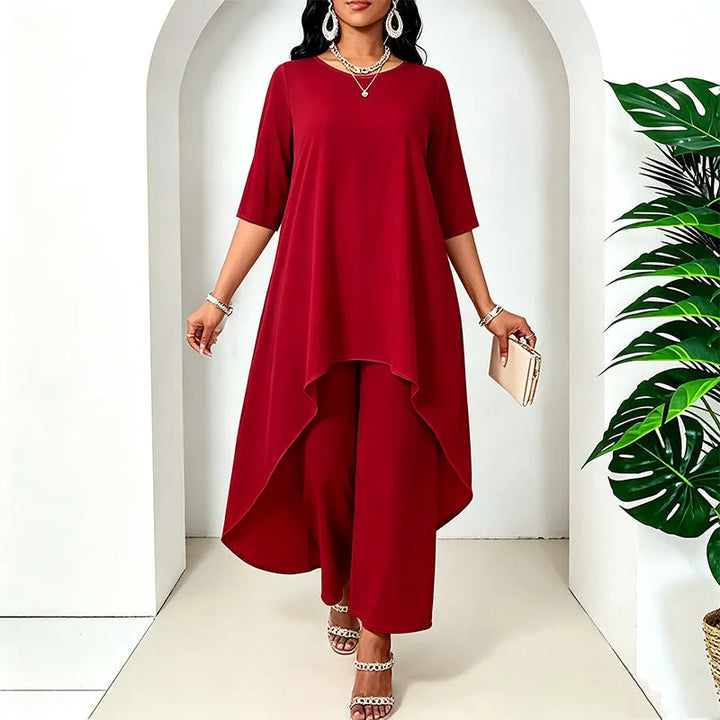 Laurivelle - Soft-Touch Plus Size Maxikleid