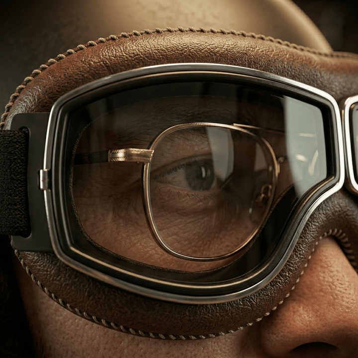 Alaric - Vintage-Motorradbrille