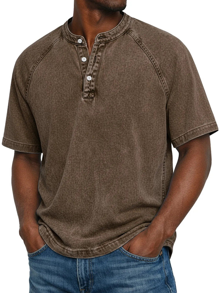 Flynn - Weiches vintage-gewaschenes T-Shirt
