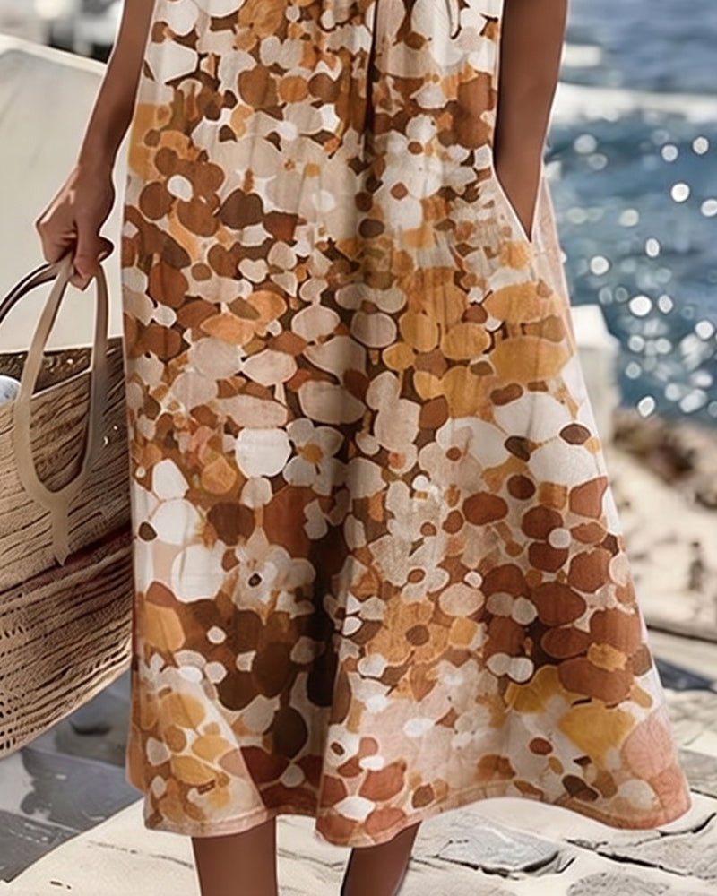 Adria - A-Linien-Midikleid mit weichem Griff