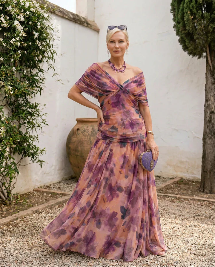 Samantha - Elegantes drapiertes Kleid