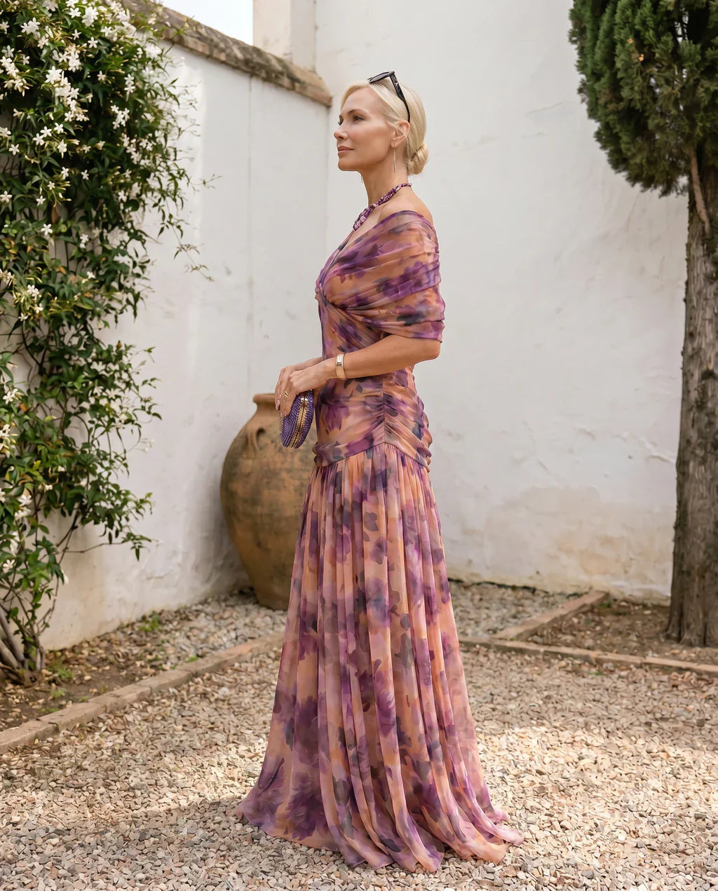 Samantha - Elegantes drapiertes Kleid