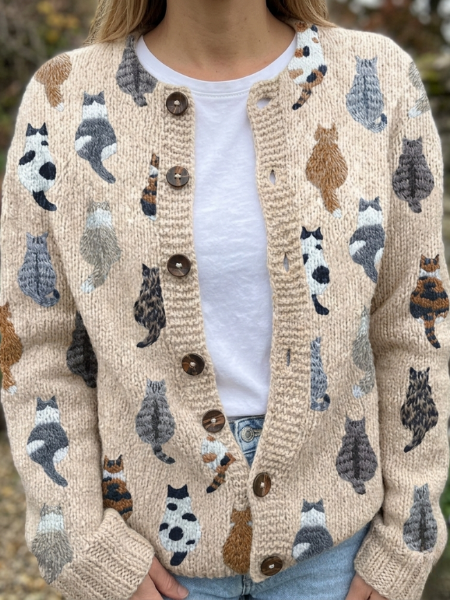 Ellavine - Soft-Touch-Strickjacke