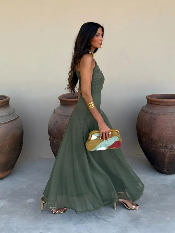 Briallen - Schulterfreies Softtouch-Kleid
