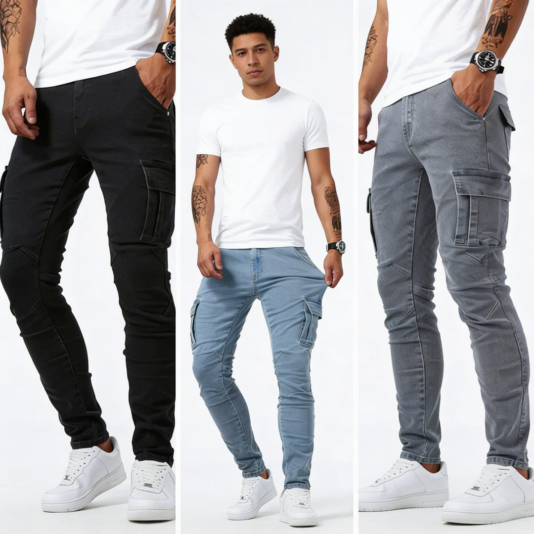 Darnic - Premium Stretch-Cargo-Jeans