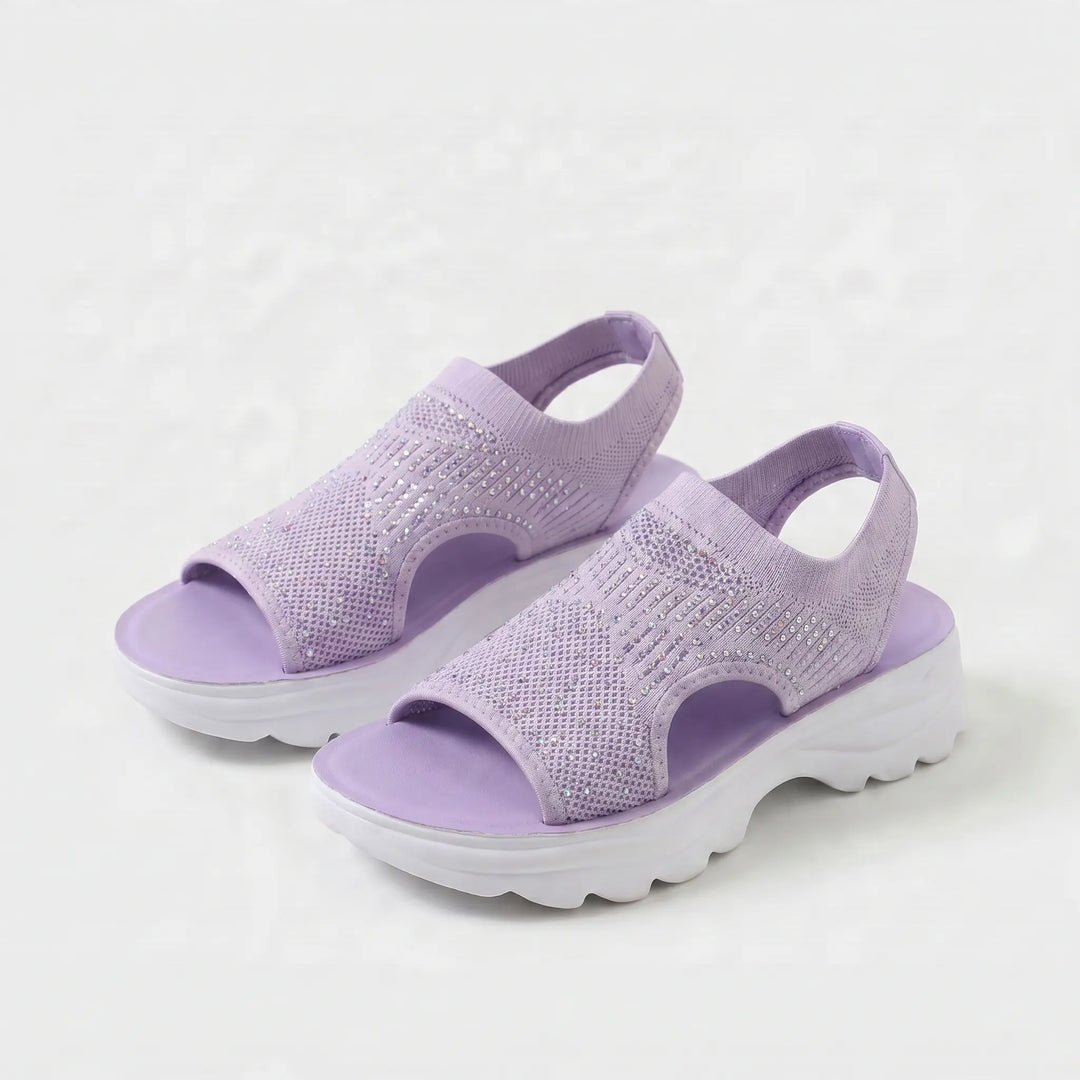 Joelle - atmungsaktive, gepolsterte Sandalen