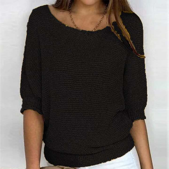 Fiora - Atmungsaktiver 3/4-Arm-Pullover