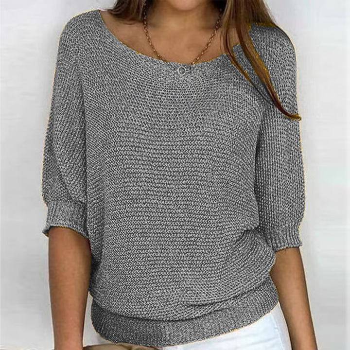 Fiora - Atmungsaktiver 3/4-Arm-Pullover
