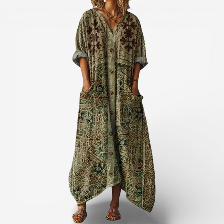 Noelisse - künstlerisches Maxikleid
