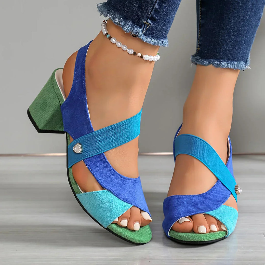 Lurene - Gepolsterte Schuhe mit Blockabsatz
