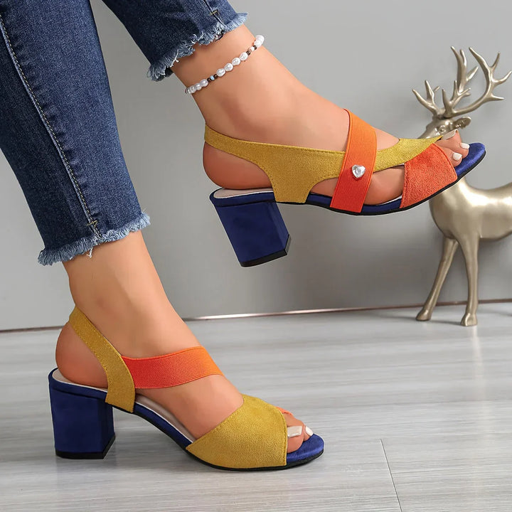 Lurene - Gepolsterte Schuhe mit Blockabsatz
