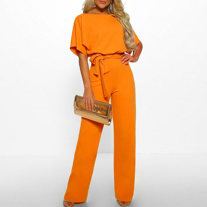 Asteryn - Eleganter Jumpsuit mit Taillenknoten