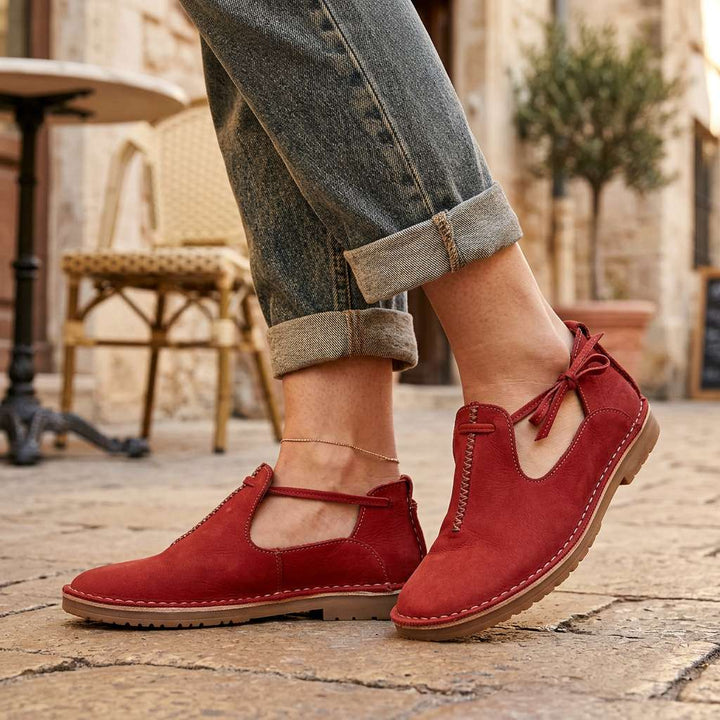 Delaina - Vintage-Lederschnürer
