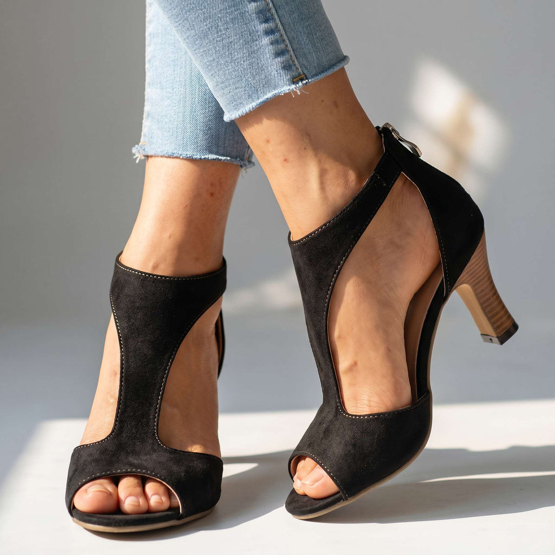 Corabelle - elegante T-Riemchen-Sandaletten