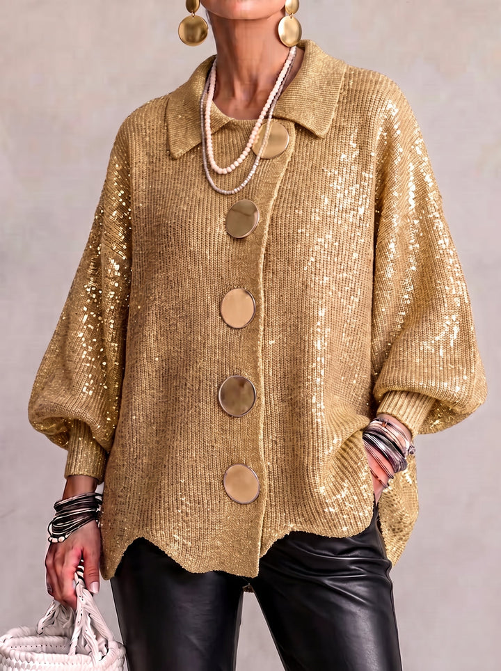 Kaelinae - schwerer Oversize-Cardigan