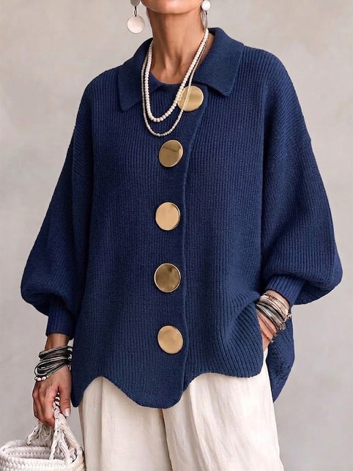Kaelinae - schwerer Oversize-Cardigan