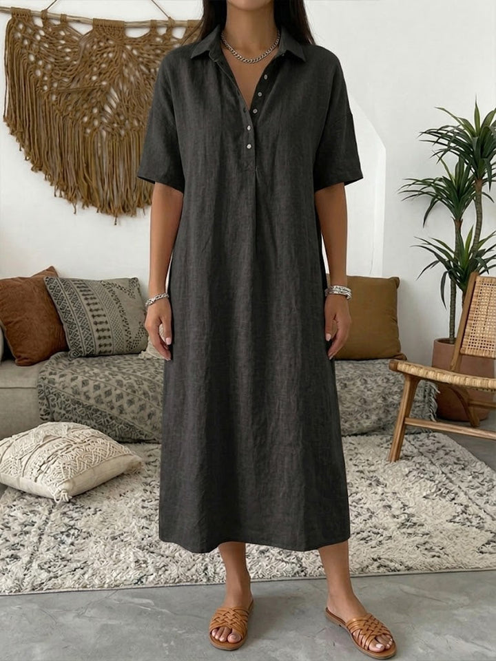 Isavelle - fließendes Hemdblusenkleid