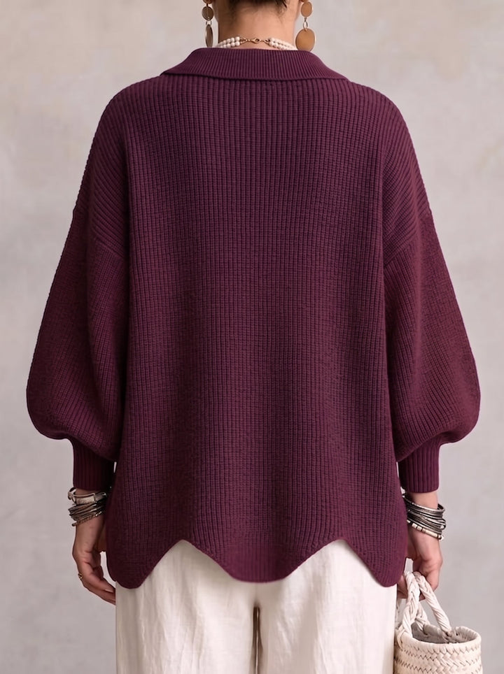 Kaelinae - schwerer Oversize-Cardigan