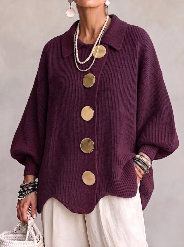 Kaelinae - schwerer Oversize-Cardigan