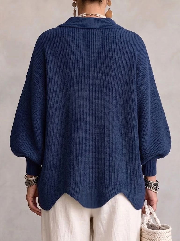 Kaelinae - schwerer Oversize-Cardigan
