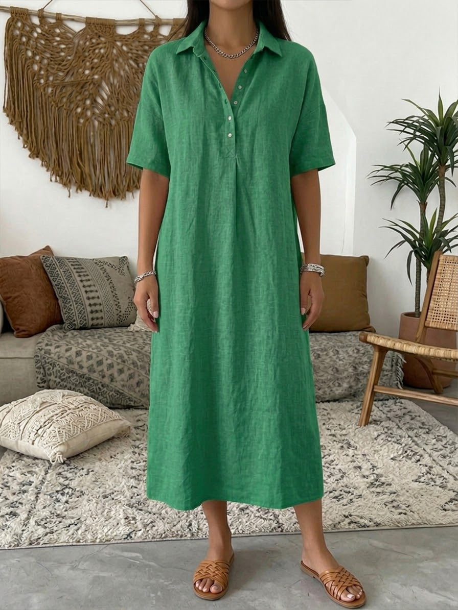 Isavelle - fließendes Hemdblusenkleid