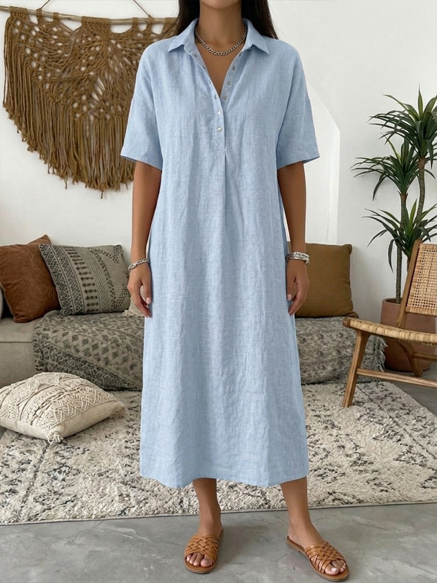 Isavelle - fließendes Hemdblusenkleid