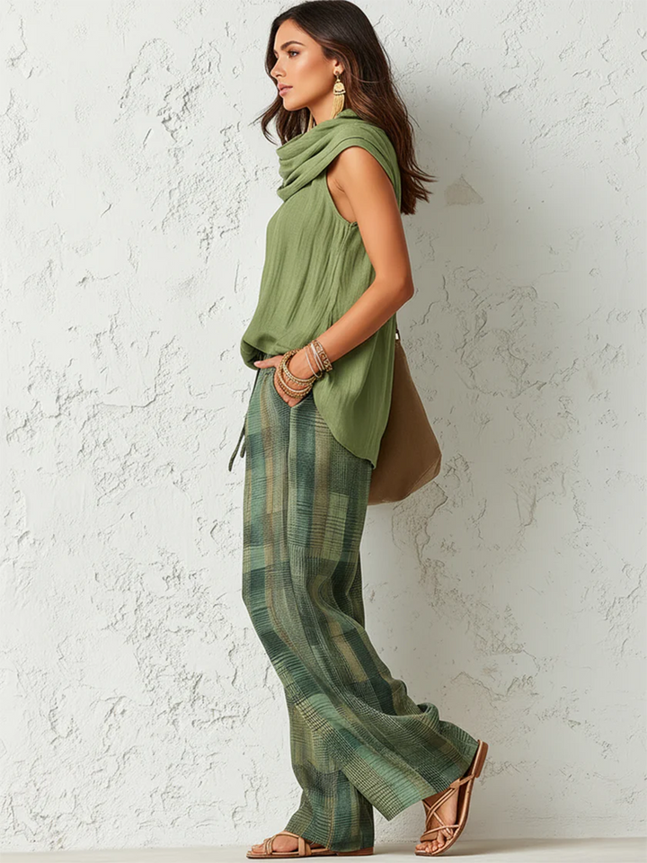 Beatrice - Set aus leichter Bluse und weiter Hose
