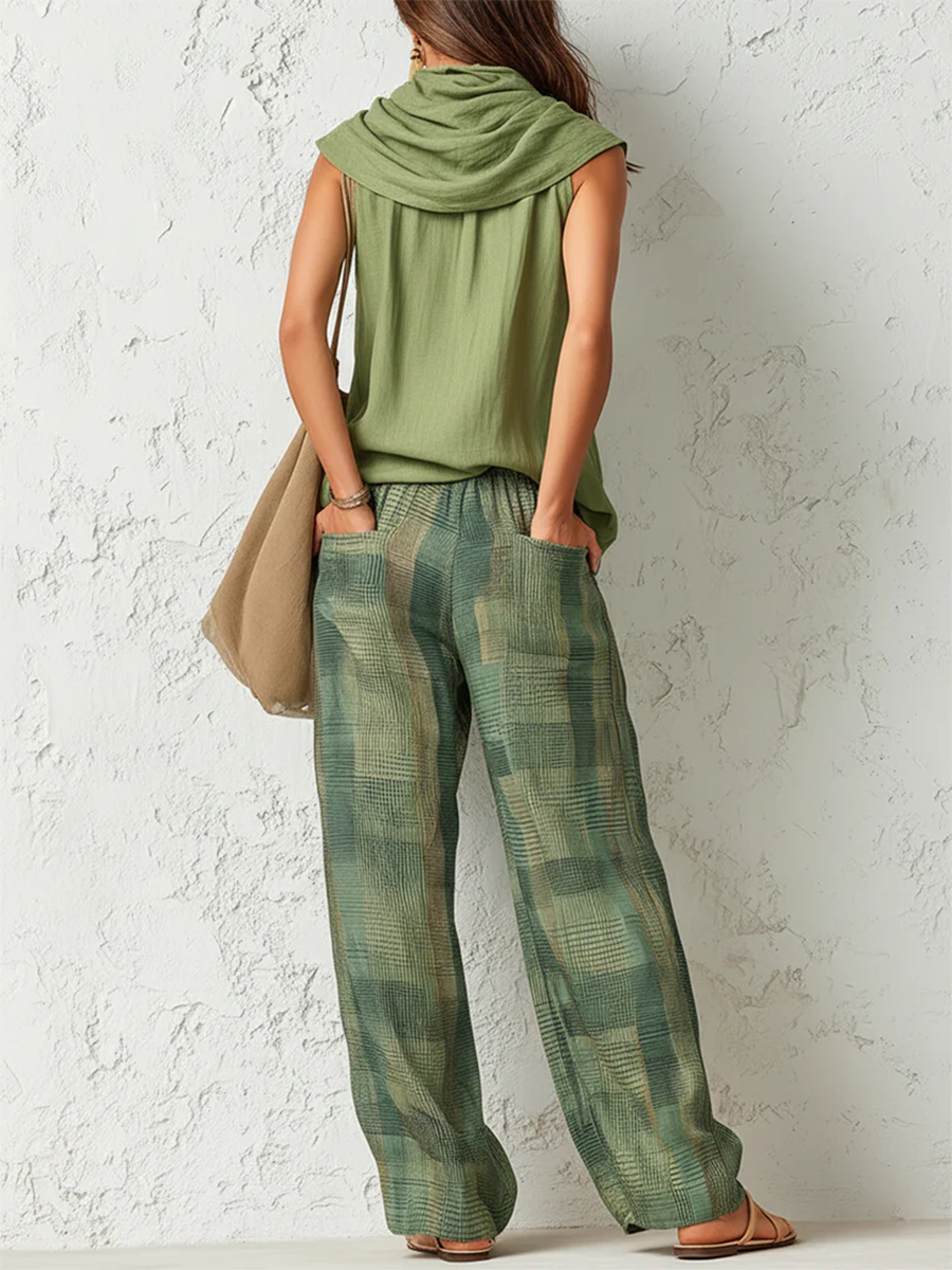 Beatrice - Set aus leichter Bluse und weiter Hose