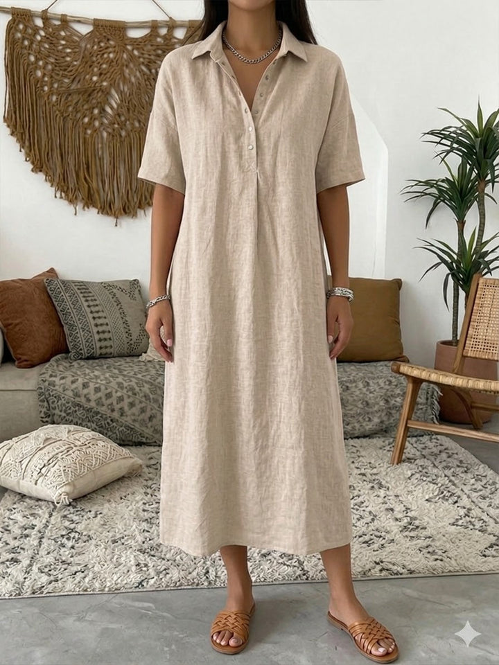 Isavelle - fließendes Hemdblusenkleid