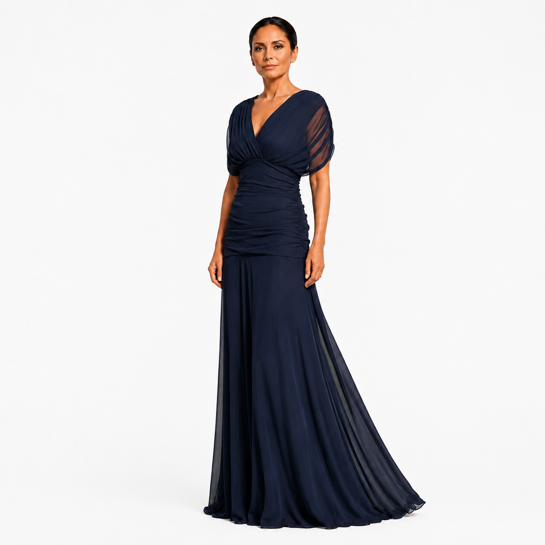 Lileas - Plissiertes Abendkleid mit softem Griff