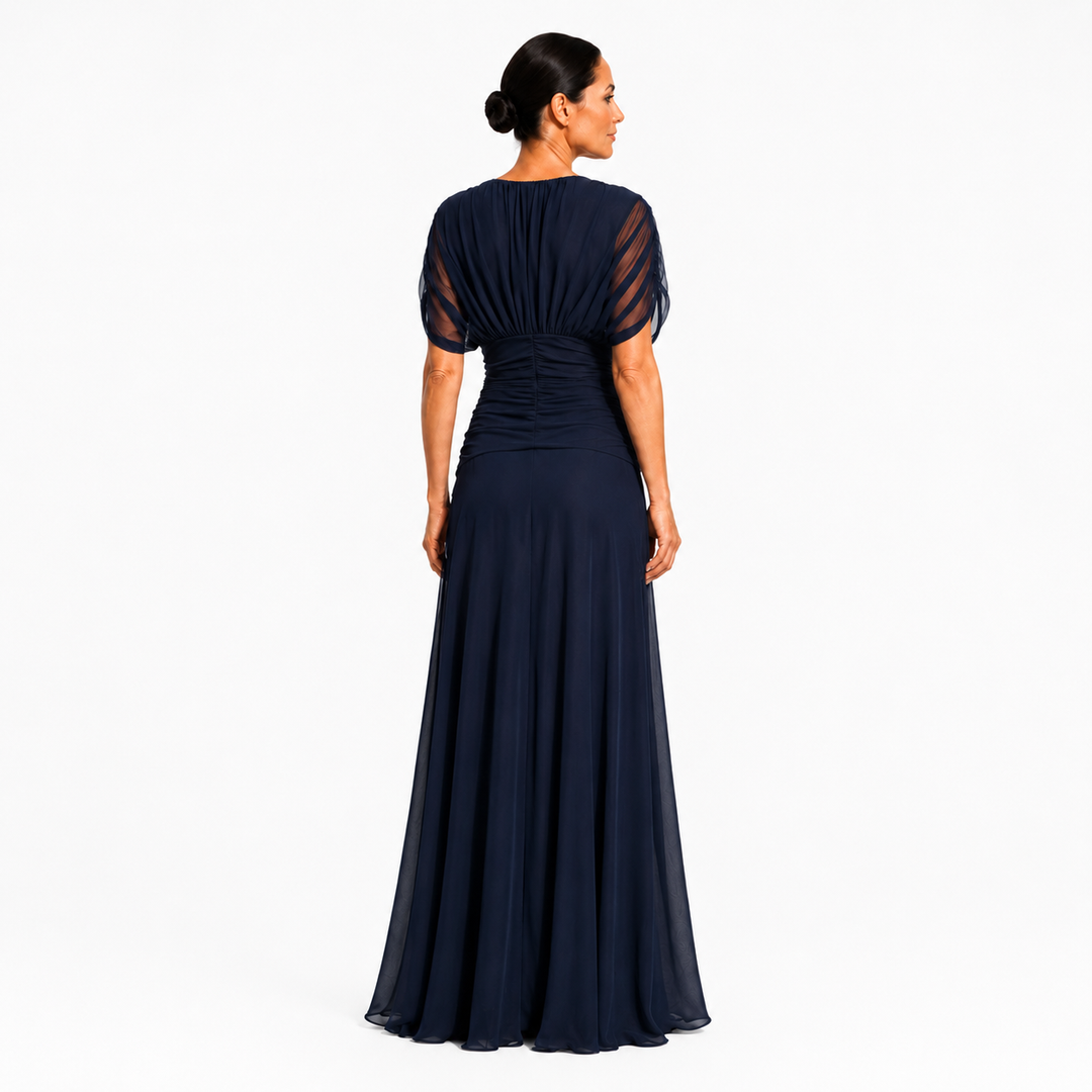 Lileas - Plissiertes Abendkleid mit softem Griff