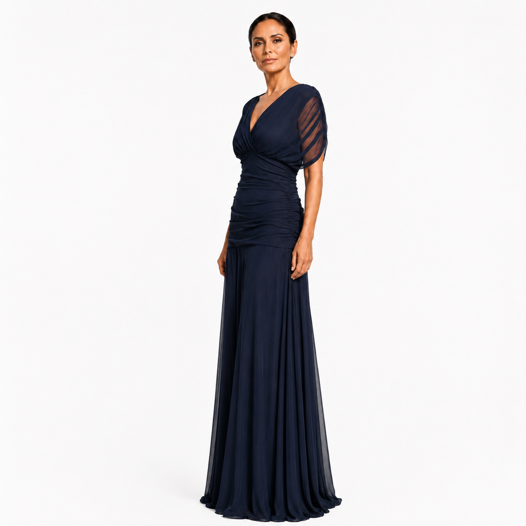 Lileas - Plissiertes Abendkleid mit softem Griff