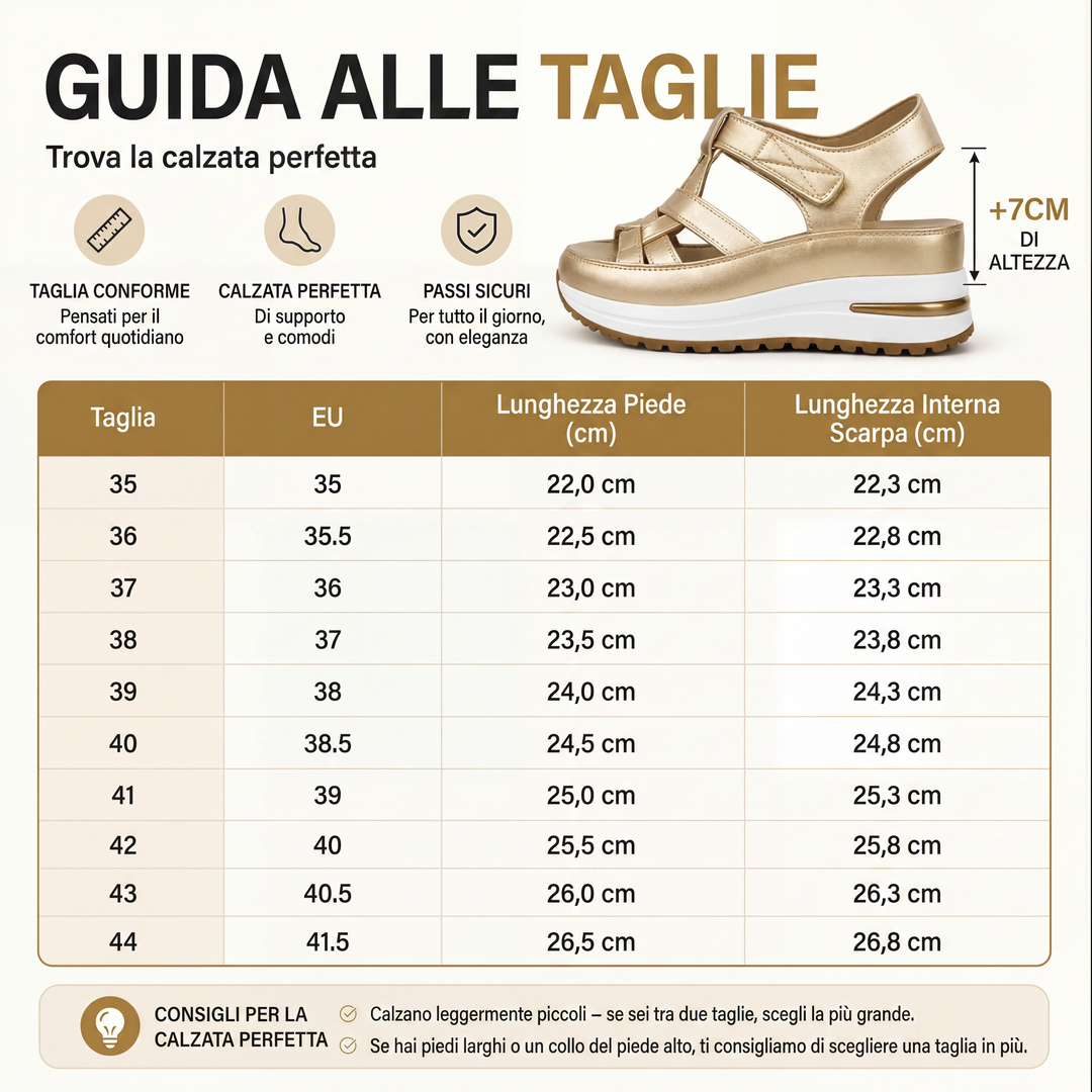 Novessia - Plateau-Keilsandalen mit Cut-outs