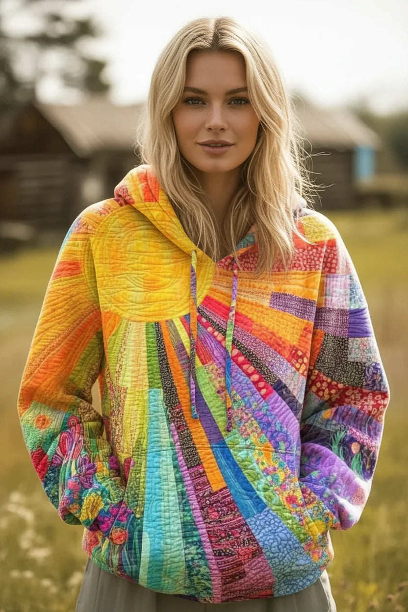 Jessanova - Softtouch-Patchwork-Hoodie