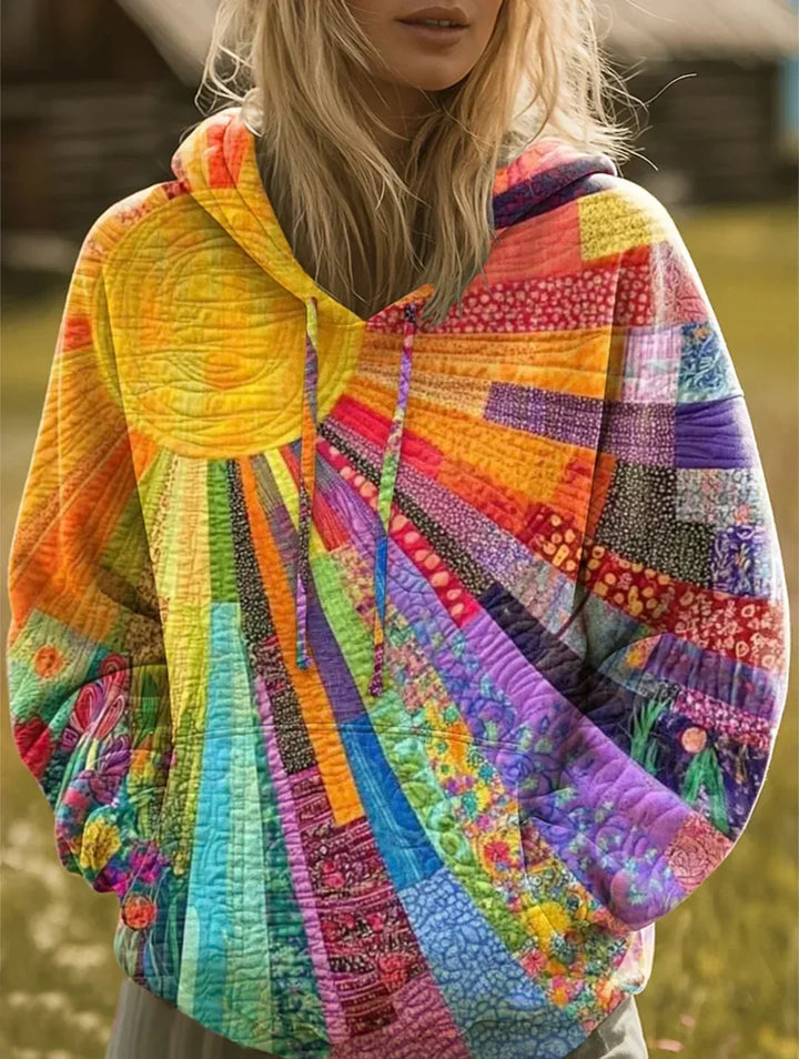 Jessanova - Softtouch-Patchwork-Hoodie
