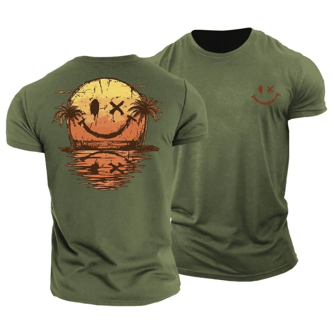 Dunmore - Soft-Touch T-Shirt mit Grafikprint